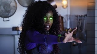 Starfire  All Powers amp Fights Scenes Titans S03 [upl. by Acinorev]