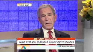 Kanye West apologizes to George W Bush [upl. by Xed]