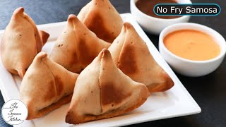 No Fry No Maida Aloo Samosa amp Chutney Recipe  Healthy amp Crunchy Samosa Recipe The Terrace Kitchen [upl. by Nodla]