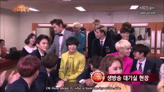 ENG SUB 131227 K GayoDaejun EXO Backstage [upl. by Von885]