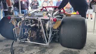 Porsche 91710 Engine Start part 1 Rennsport Reunion VII 2023 [upl. by Asiar]