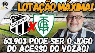 🌵TORCEDOR DO VOZÃO VAI INVADIR O CASTELÃO CONTRA O AMÉRICA🚀✅🪗💰 [upl. by Aydni]