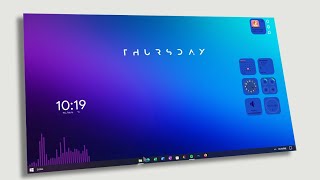 This is the BEST Windows 10 Customization with Rainmeter [upl. by Peri]