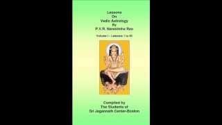 Lesson 24  vedic astrology by PVR Narasimha Rao [upl. by Tamsky951]