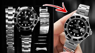 Rolex Submariner Polishing Demonstration  Sooo Cool [upl. by Llesram539]