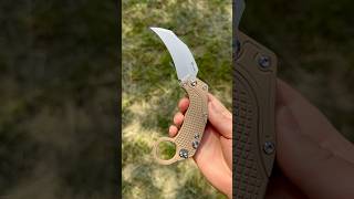 Reate EXOK Karambit Tan Aluminum Stonewashed N690 [upl. by Esojnauj]