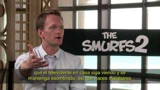 Entrevista Neil Patrick Harris  Los Pitufos 2 [upl. by Ilat]