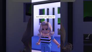 When Youngest Sibling tries to RUN AWAY🤣😏 adoptme roblox robloxshorts [upl. by Onitsuaf673]