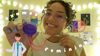 ASMR 1 HORA de CHECKUP MÉDICO FEMININO 🧑🏽‍⚕️💖 [upl. by Ulphi]