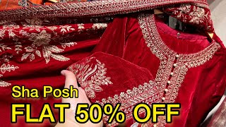 sha posh sale today  flat 50 off [upl. by Nuri]