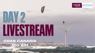 Day 2 Livestream  Qatar Airways GKA Kite Big Air World Championships Gran Canaria 2024 [upl. by Brothers104]