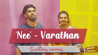 Nee  VARATHAN malayalam movie songGuitar cover [upl. by Siulegroj]