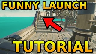 Sea Of Thieves  Ladder Launch TUTORIAL For Sloop And Brig [upl. by Ynahpets443]