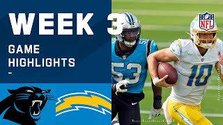 Panthers vs Chargers Week 3 Highlights  NFL 2020 [upl. by Hillary327]