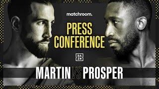 Sandor Martin vs Kay Prosper amp undercard press conference [upl. by Derr310]