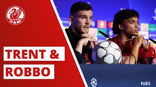 Andy Robertson and Trent AlexanderArnold Press Conference  UEFA Champions League Final [upl. by Aliban680]