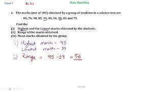 Class 7  Maths  Ex 31  Q6 [upl. by Ehlke]