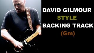 David Gilmour Style Backing Track Gm [upl. by Wurster]