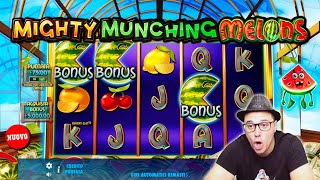 MORENO SLOT ONLINE 🔴  Sfiziosa partita alla Nuova MIGHTY MUNCHING MELONS 🍉🕹️🎰 [upl. by Karen537]