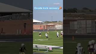 Onside kick recovery🏈🏈🏈 [upl. by Yrehc]