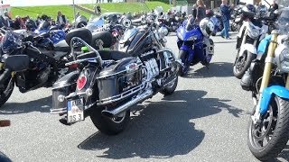 Treffen und Korso 1000 Wikinger amp Meer 2017 das BikerTreffen an der Nordsee Motorrad Treffen [upl. by Alisun]