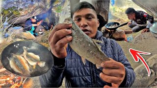 Nos REFUGIAMOS en una CUEVA y Esto fue lo que pasó  PESCA y COCINA de Truchas en la Sierra del Perú [upl. by Harriet]