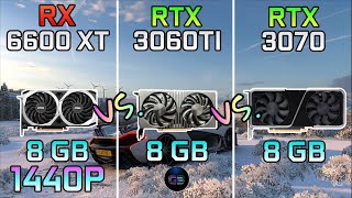 RX 6600 XT vs RTX 3060 TI vs RTX 3070  1440p  Test in 10 Games [upl. by Notxap]