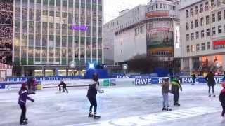 ESSEN ON ICE EISBAHN KENNEDYPLATZ 20 1 2015 [upl. by Cutlip]