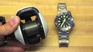 Shimano Chronarch 201E7 Boca orange seal bearing upgrade [upl. by Immaj]