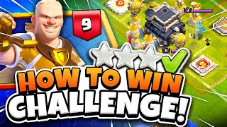 How to 3 Star the Noble Number 9 Challenge  Haalands Challenge 9 Clash of Clans [upl. by Nessnaj]