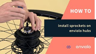 How to install sprockets on enviolo hubs [upl. by Ailesor]