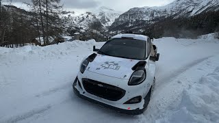 Test Rallye MonteCarlo 2024  Adrien Fourmaux  Alexandre Coria  Ford Puma Rally Hybrid  DAY 2 [upl. by Ankeny]