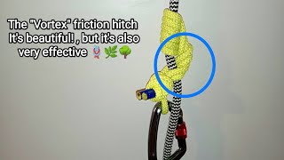 Introducing the quotVortexquot friction hitch please Read Description treeclimbing ropes [upl. by Arvy]