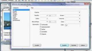 DreamWeaver cs3  DIV y CCS gratis videotutorialeses [upl. by Atiram897]