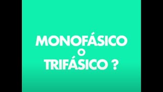 ¿Monofasico o trifasico para ahorrar dinero en tu factura de electricidad [upl. by Hadeis625]