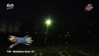 Wolff Vuurwerk 740 Romeinse Kaars 20 [upl. by Jasisa566]