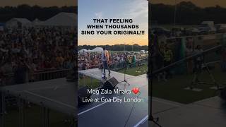 Mog Zala Mhaka  Live at Goa Day London Thousands singing along our original konkani song [upl. by Thin]