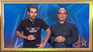 El jurado sufre al probar el cóctel más picante del mundo  Audiciones 3  Got Talent España 2019 [upl. by Avalsorim]