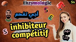 Enzymologie en Arabe Inhibiteur Compétitif en Arabe [upl. by Dulce]