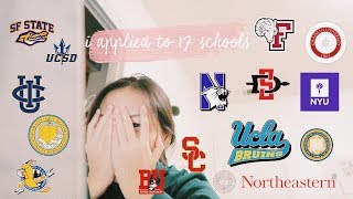 i applied to 17 schoolsand this is the result  college decision reactions 2019 [upl. by Quinby]