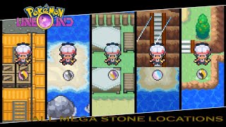 Pokemon Unbound 2111  All Mega Stone Locations [upl. by Forkey]