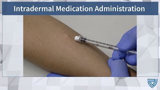 NETEC Intradermal Medication Administration [upl. by Hagan]