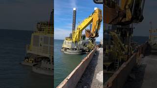 large size drilling machine hitachi jcb bulldozer machine excavator explore cat gaming [upl. by Garrot]