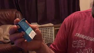 Pod Salt Blue Berg Nic Salt 20mgml Nicotine Taste Test Mist Brothers Coventry [upl. by Gulgee149]