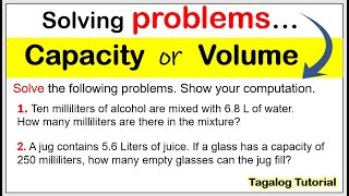 Solving problems about conversion of units of volume capacity math7 grade7 problemsolving [upl. by Gilly230]