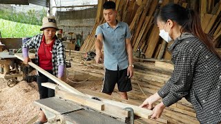 Boiling corn to sell at the market Buying firewood to prepare for new work  Ly Thi Ngoan [upl. by Vedi]