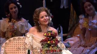 Verdi  La Traviata  Fleming Bruson Villazón  Subtítulos en Español [upl. by Lehsreh215]