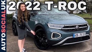 2022 Volkswagen TRoc Facelift Review Has the quality improved Style 110ps manual UK 4K [upl. by Reerg]