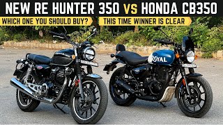 New RE Hunter 350 Vs Honda CB350 RS  Most Practical Comparison  City vs Highway [upl. by Alwitt]