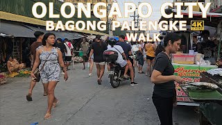 WALK TO BAGONG PALENGKE NEW PUBLIC MARKET OLONGAPO CITY 4K HDR PHILIPPINES [upl. by Oicapot]